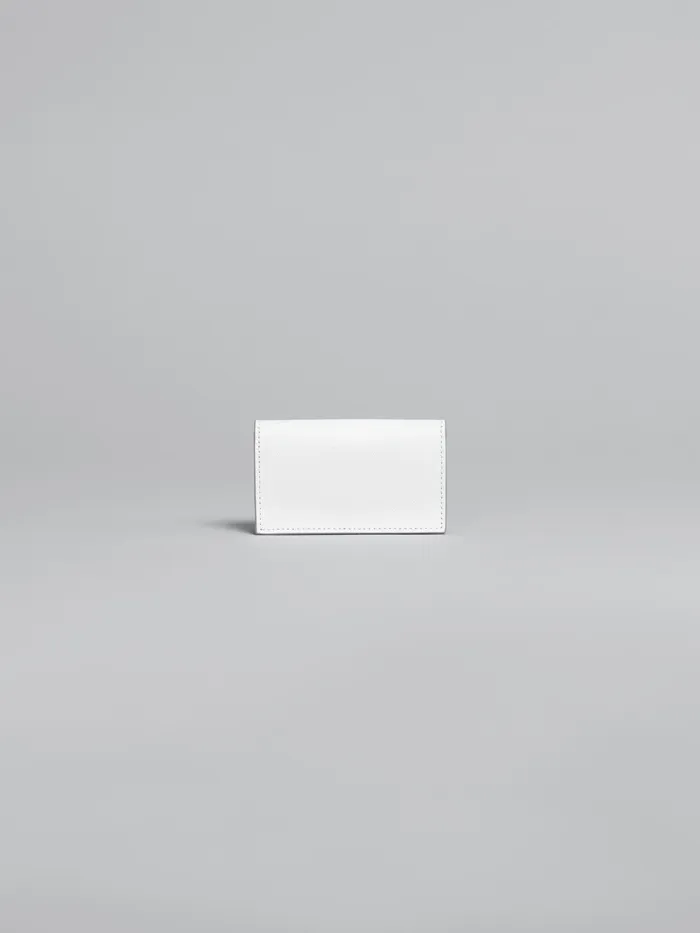 Marni White Pink And Red Saffiano Leather Business Card Case Lily White Womens Wallets and Small Leather Goods Marni White Pink And Red Saffiano Leather Business Card Case Lily White Womens Wallets and Small Leather Goods