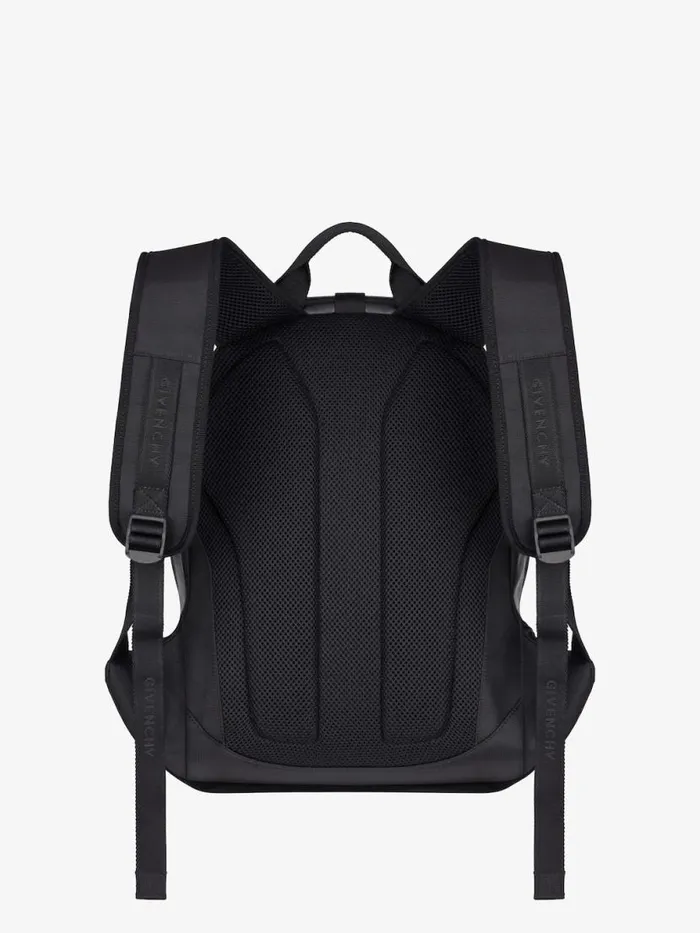 Medium GTrail Backpack In Nylon And Leather Black Men Givenchy Backpacks