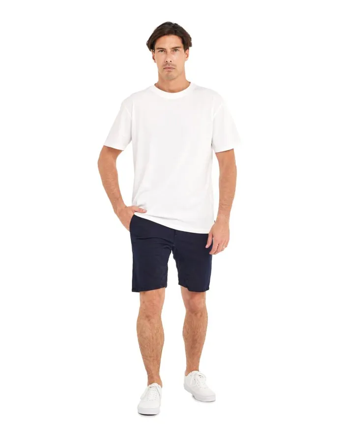 Men039s Short DENING SHORT CHINO INDIGO Eshop PullIn Dening Shorts