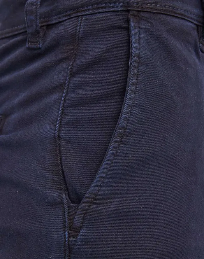 Men039s Short DENING SHORT CHINO INDIGO Eshop PullIn Dening Shorts