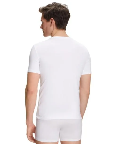 Men 2Pack Men TShirt Vneck Daily Comfort White FALKE Shirts