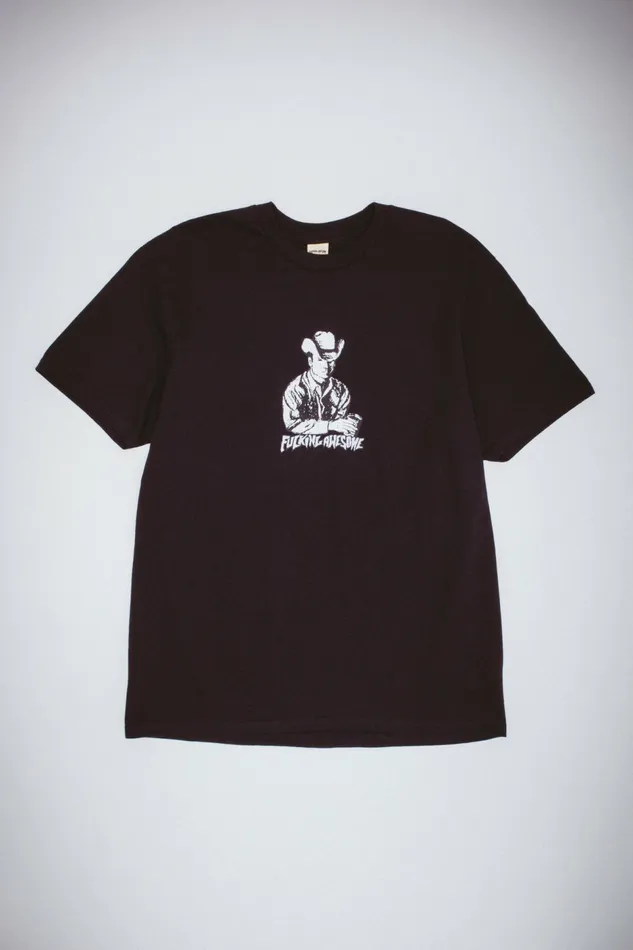 Men Drinking Cowboy Short Sleeve Tee Fucking Awesome Short Sleeve