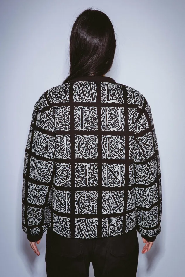 Men Filigree Bomber Jacket Fucking Awesome Jackets Men Filigree Bomber Jacket Fucking Awesome Jackets