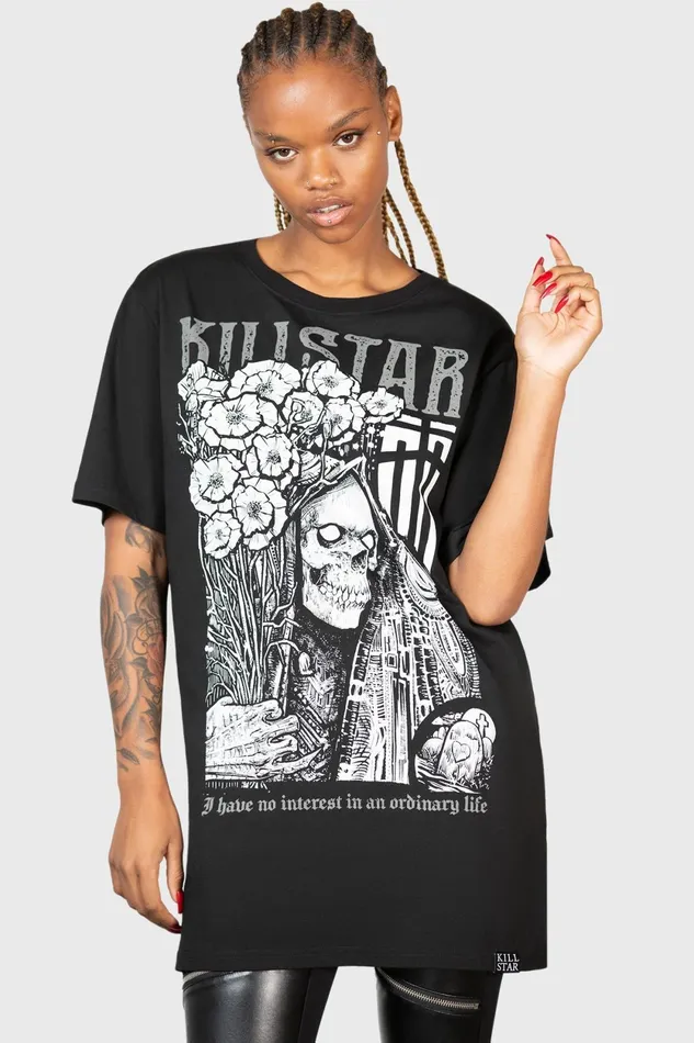 Men Graphic Tops Killstar Afterdark TShirt