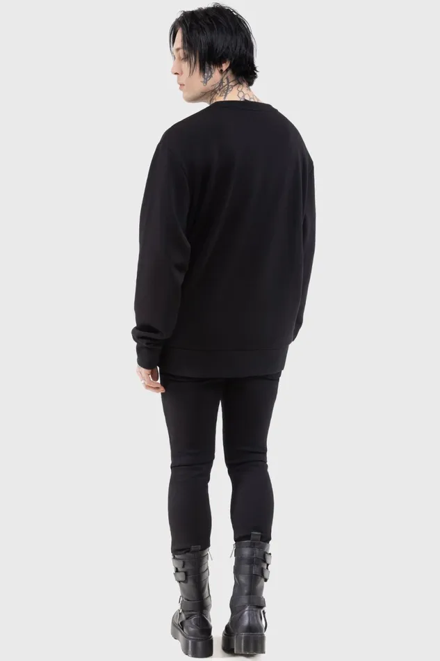 Men Graphic Tops Killstar Most Wanted Sweatshirt