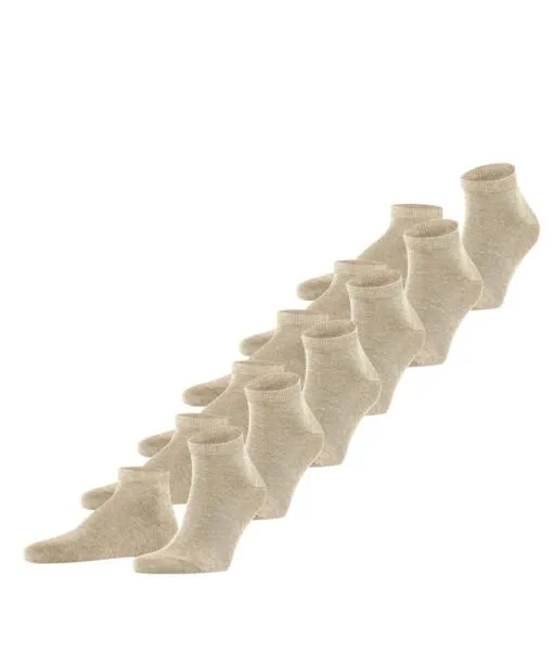 Men Happy 6Pack Men Sneaker Socks Sand Mel FALKE Ankle Socks