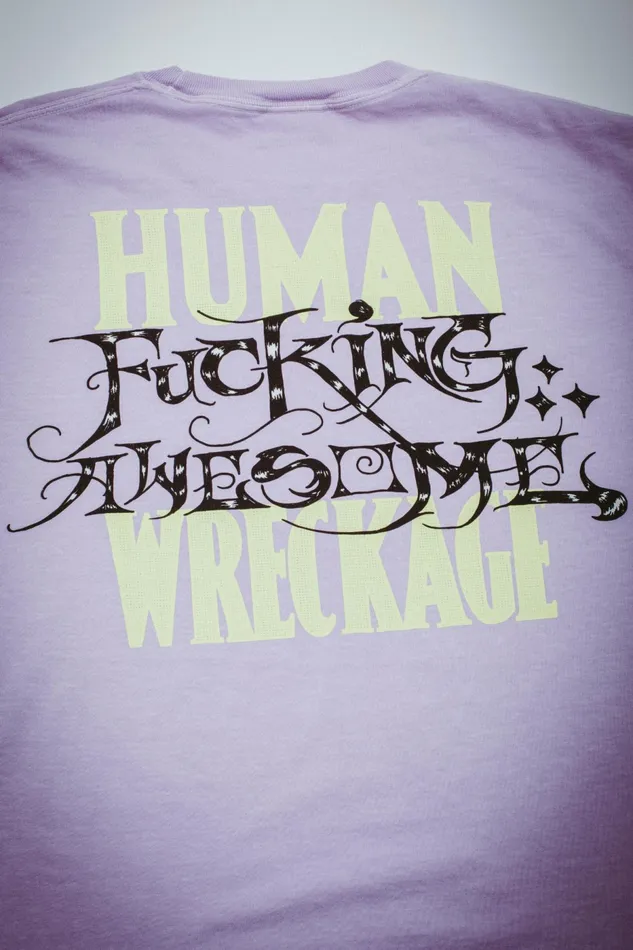 Men Human Wreckage Test Print Tee Fucking Awesome Short Sleeve Men Human Wreckage Test Print Tee Fucking Awesome Short Sleeve