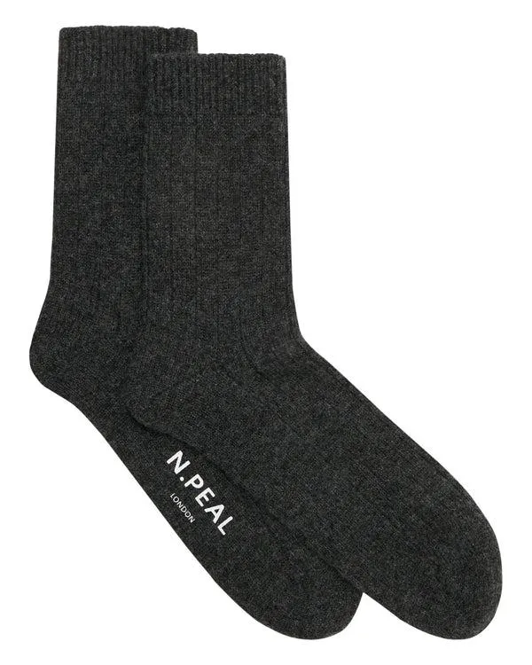 Men Men039s Rib Cashmere House SocksIn Dark Charcoal Grey Dark Charcoal Grey NPeal Socks Men Men039s Rib Cashmere House SocksIn Dark Charcoal Grey Dark Charcoal Grey NPeal Socks