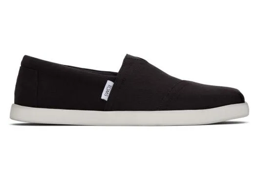 Men MenAlp Fwd Black Recycled Cotton Canvas Black TOMS Alpargatas