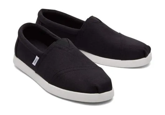 Men MenAlp Fwd Black Recycled Cotton Canvas Black TOMS Alpargatas