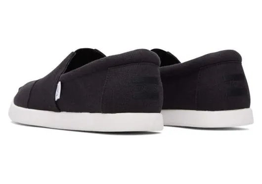 Men MenAlp Fwd Black Recycled Cotton Canvas Black TOMS Alpargatas