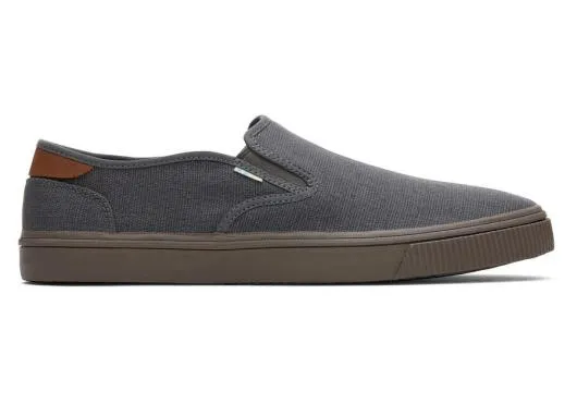Men MenBaja Graphite Heritage Canvas Slip On Sneaker Smoky Graphite TOMS Exclusives Men MenBaja Graphite Heritage Canvas Slip On Sneaker Smoky Graphite TOMS Exclusives
