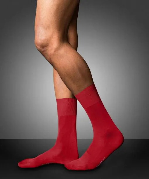 Men No 9 Pure Fil Dcosse Men Socks Cardinal FALKE Socks