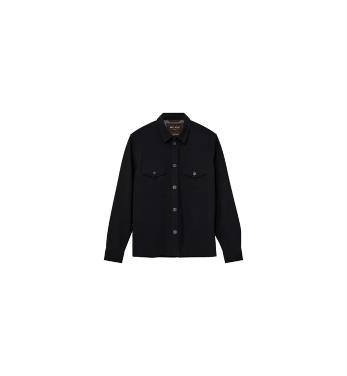 Men Overshirts MOS MOSH MMGBirk Traver Overshirt Black