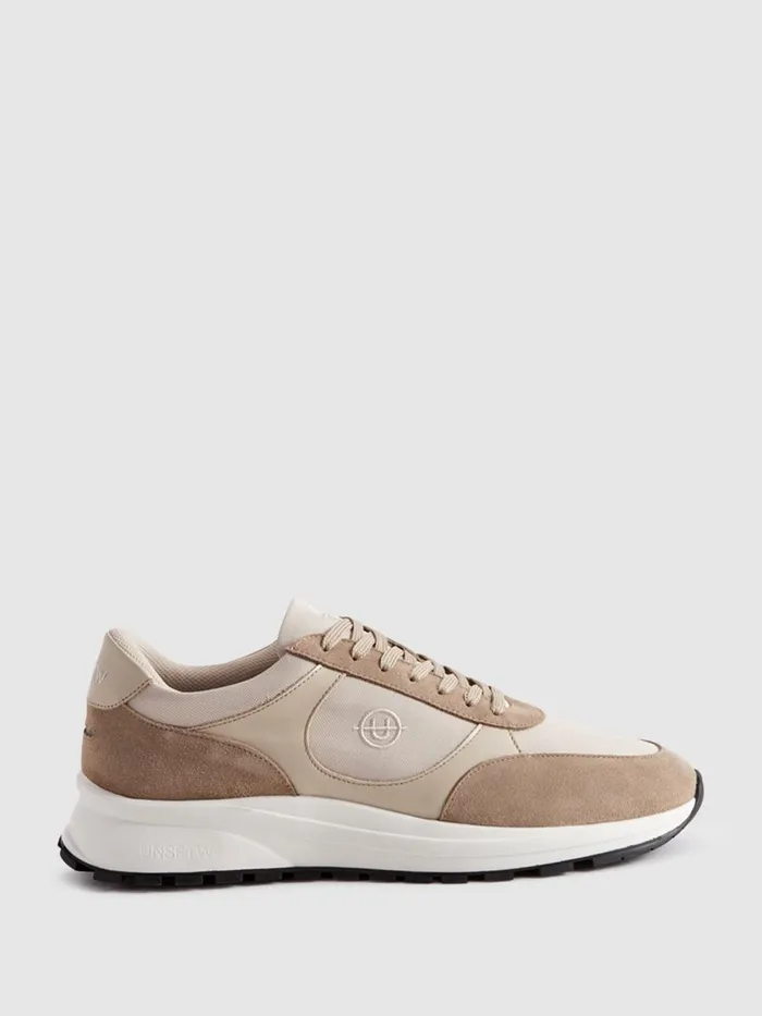 Men Reiss Brands Plemont Trainers Taupewhite
