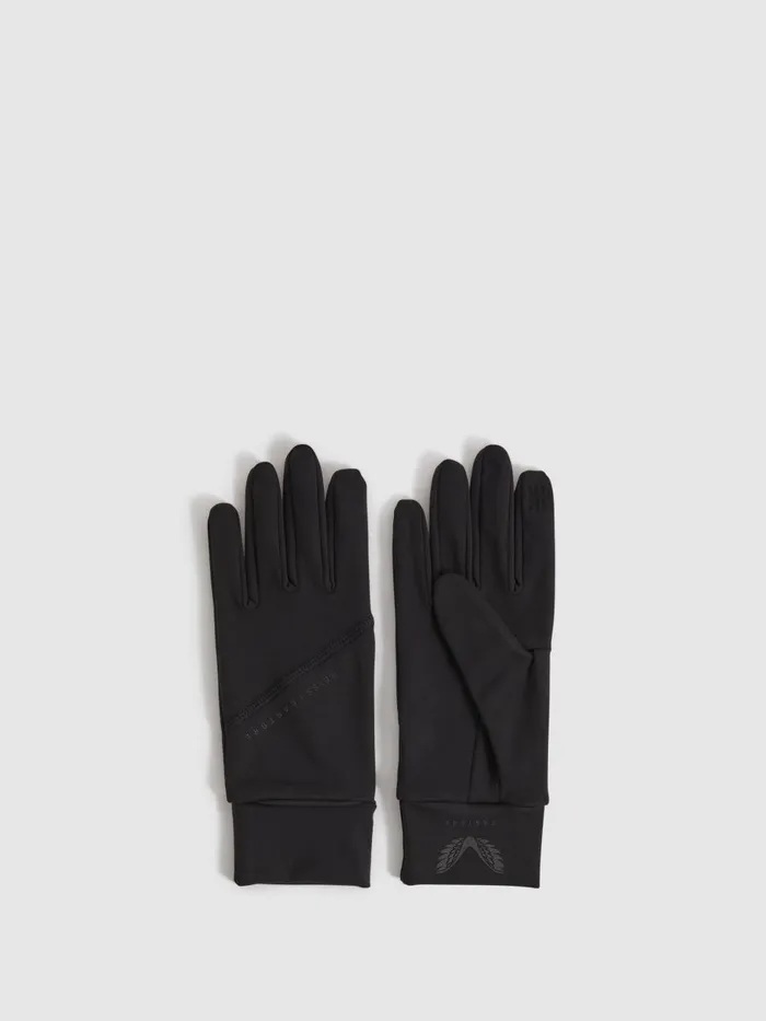 Men Reiss Hats Gloves and Scarves Asha Castore Touchscreen Gloves Black