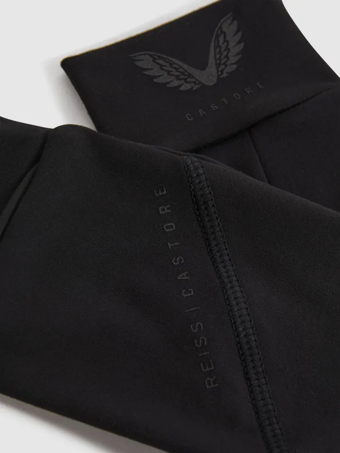 Men Reiss Hats Gloves and Scarves Asha Castore Touchscreen Gloves Black