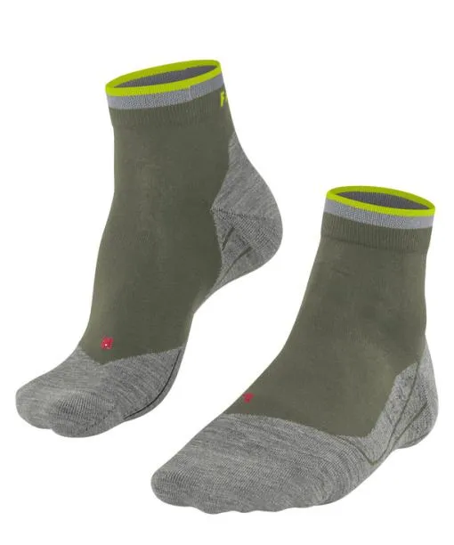 Men RU4 Endurance Short Reflect Men Running Short Sock Herb FALKE Running Socks Men RU4 Endurance Short Reflect Men Running Short Sock Herb FALKE Running Socks