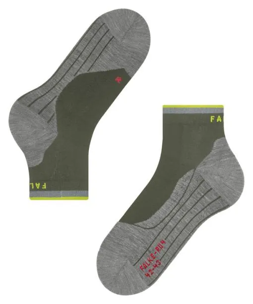 Men RU4 Endurance Short Reflect Men Running Short Sock Herb FALKE Running Socks