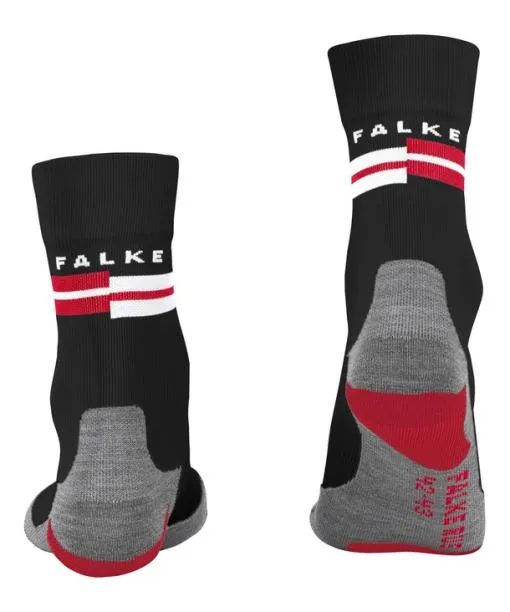 Men RU5 Race Men Running Socks Black FALKE Running Socks