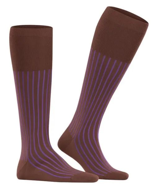 Men Shadow Men Kneehigh Socks Brandy FALKE Knee High Socks