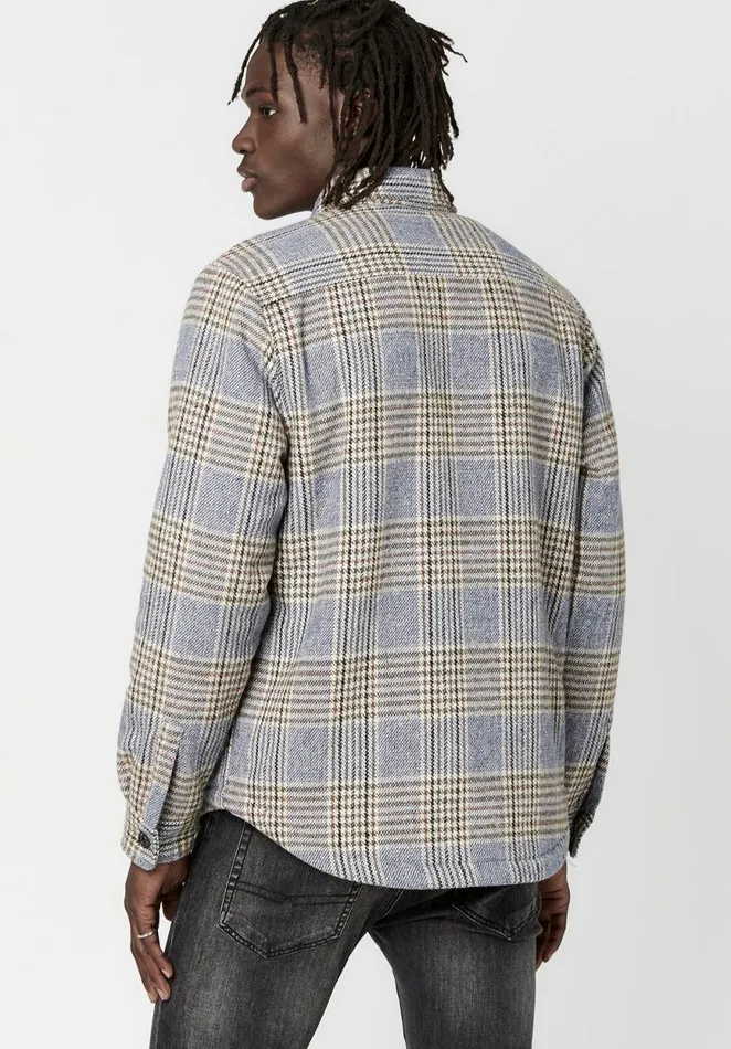 Men SherpaLined Jaswe Shacket Mirage Buffalo David Bitton Jackets