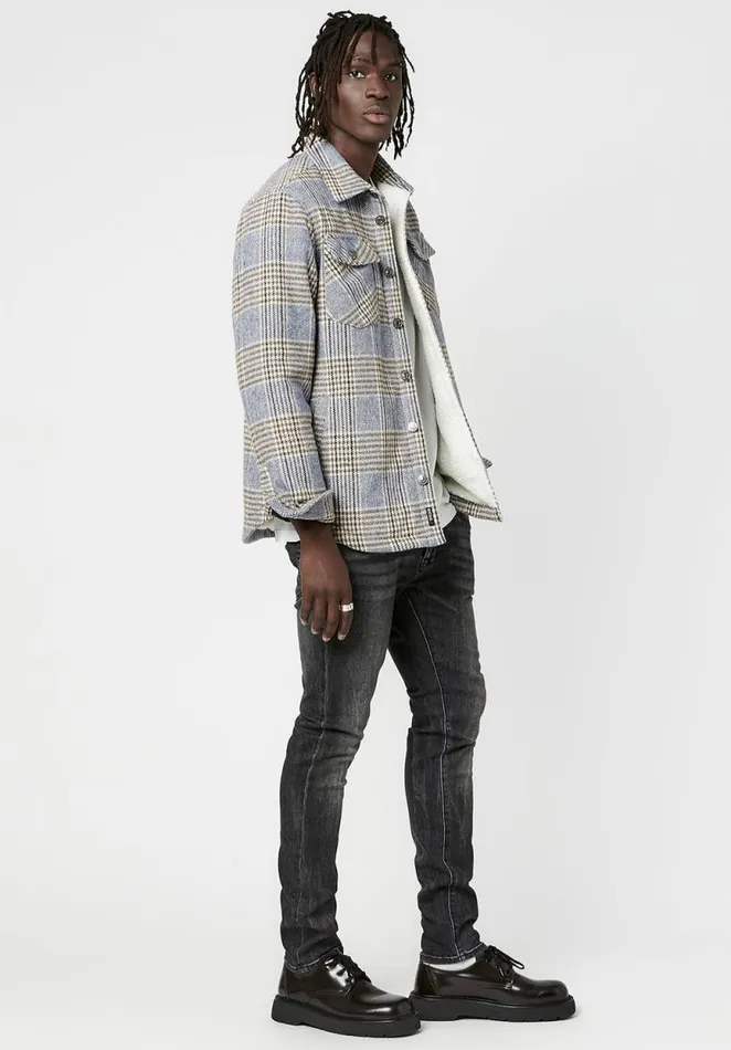 Men SherpaLined Jaswe Shacket Mirage Buffalo David Bitton Jackets