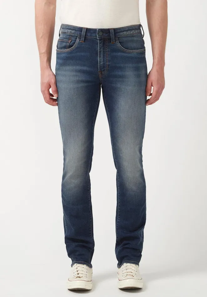 Men Slim Ash Men039s Fleece Jeans Indigo Buffalo David Bitton Slim Ash