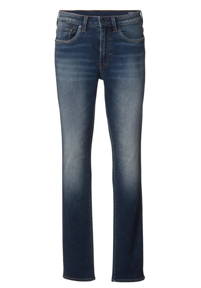 Men Slim Ash Men039s Fleece Jeans Indigo Buffalo David Bitton Slim Ash