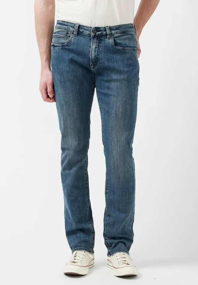 Men Slim Ash Sanded Jeans Indigo Buffalo David Bitton Slim Ash
