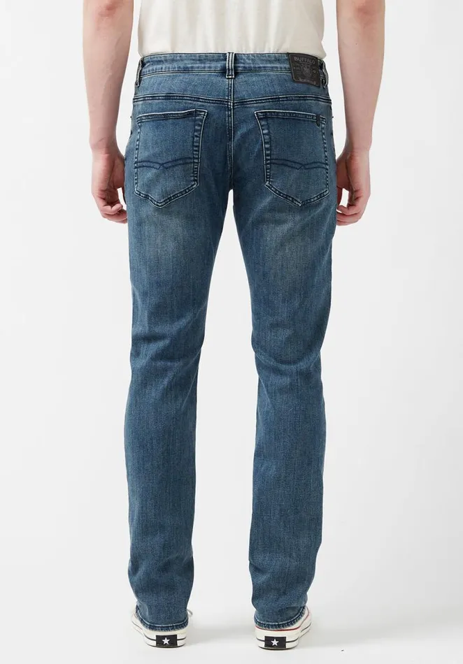 Men Slim Ash Sanded Jeans Indigo Buffalo David Bitton Slim Ash