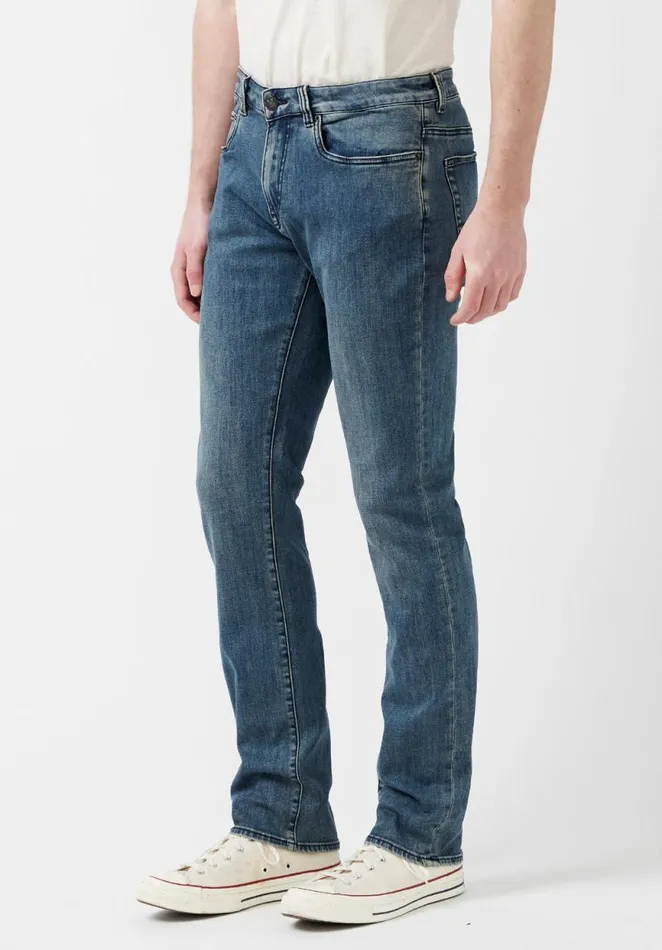 Men Slim Ash Sanded Jeans Indigo Buffalo David Bitton Slim Ash