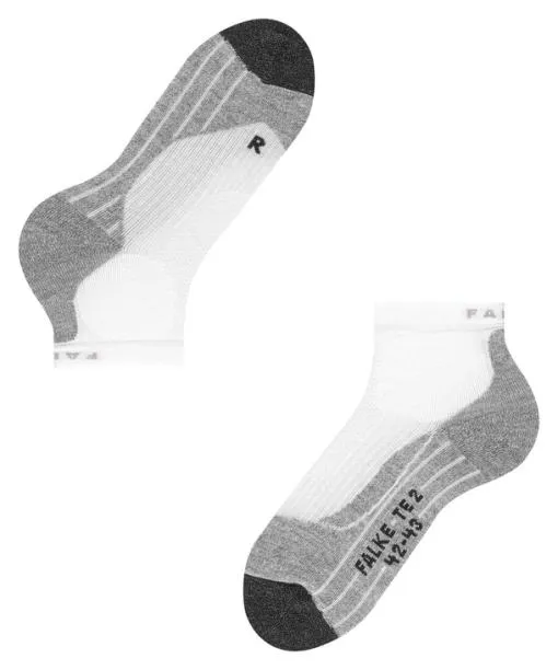 Men TE2 Short Men Tennis Short Sock White FALKE Tennis Socks