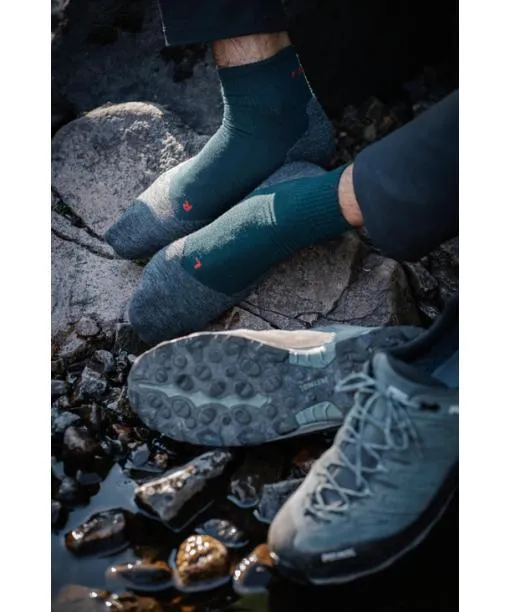 Men TK5 Wander Wool Short Men Trekking Short Sock Light Grey FALKE Hiking Socks