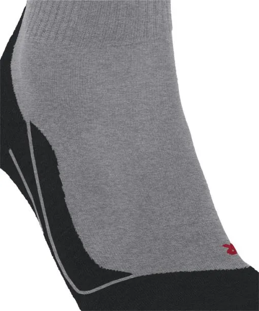 Men TK5 Wander Wool Short Men Trekking Short Sock Light Grey FALKE Hiking Socks