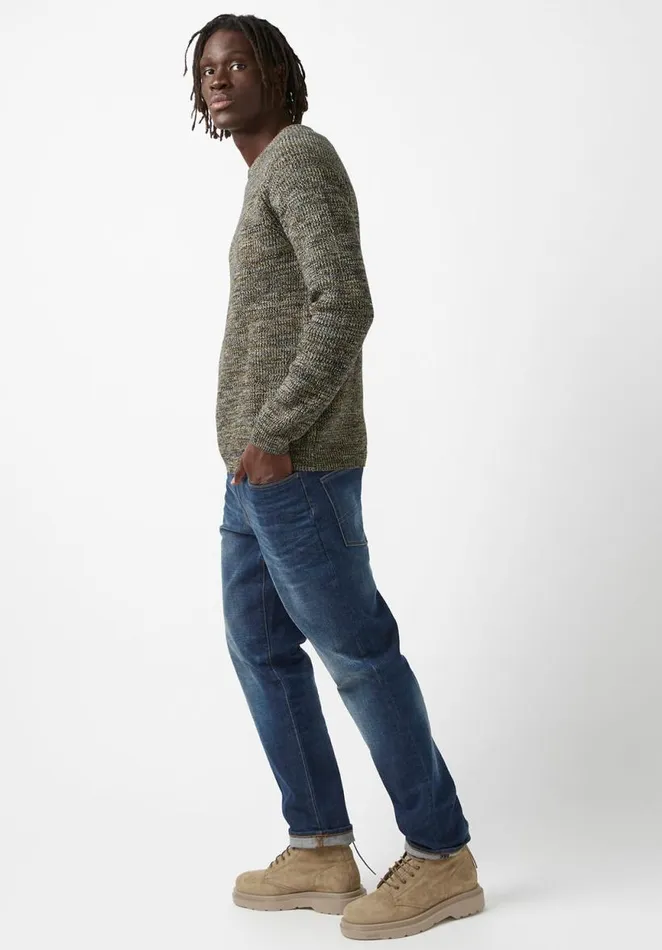 Men Walin Green Mens Sweater Army Green Buffalo David Bitton Sweaters