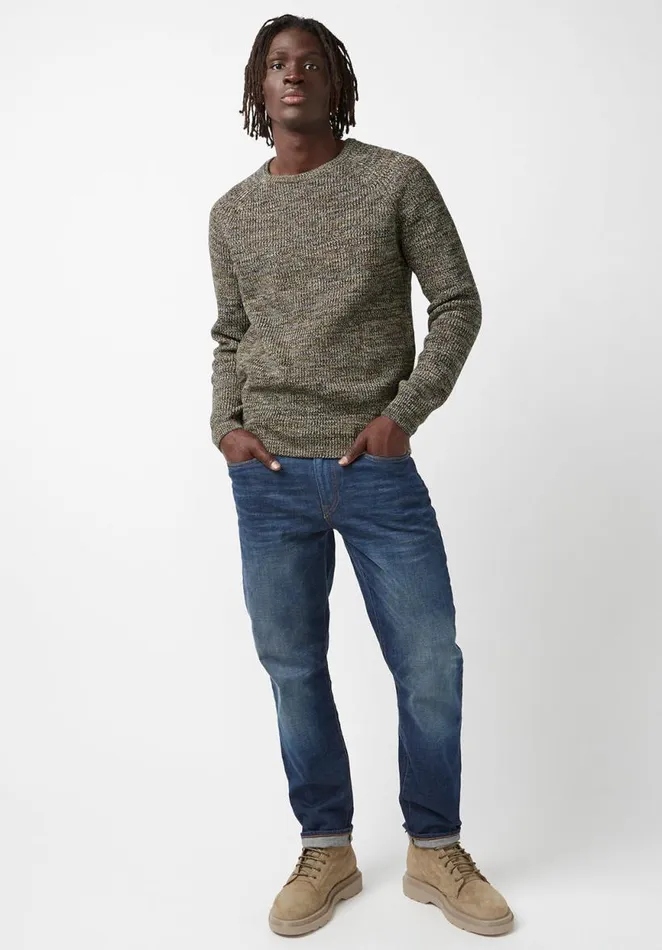 Men Walin Green Mens Sweater Army Green Buffalo David Bitton Sweaters