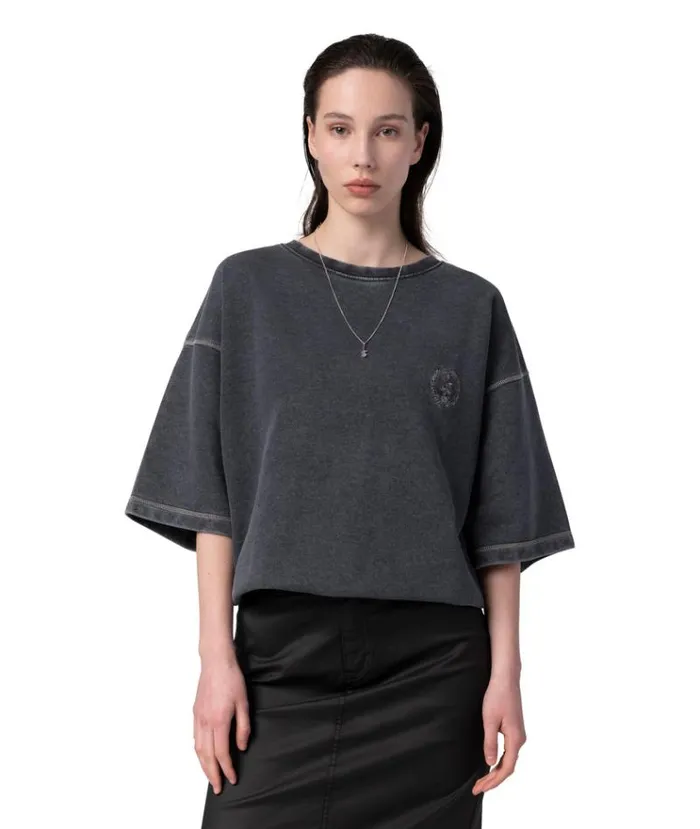 MenWomen TSHIRTS and SHIRTS Vertere Berlin HEAVYWEIGHT TSHIRT 8211 WASHED BLACK