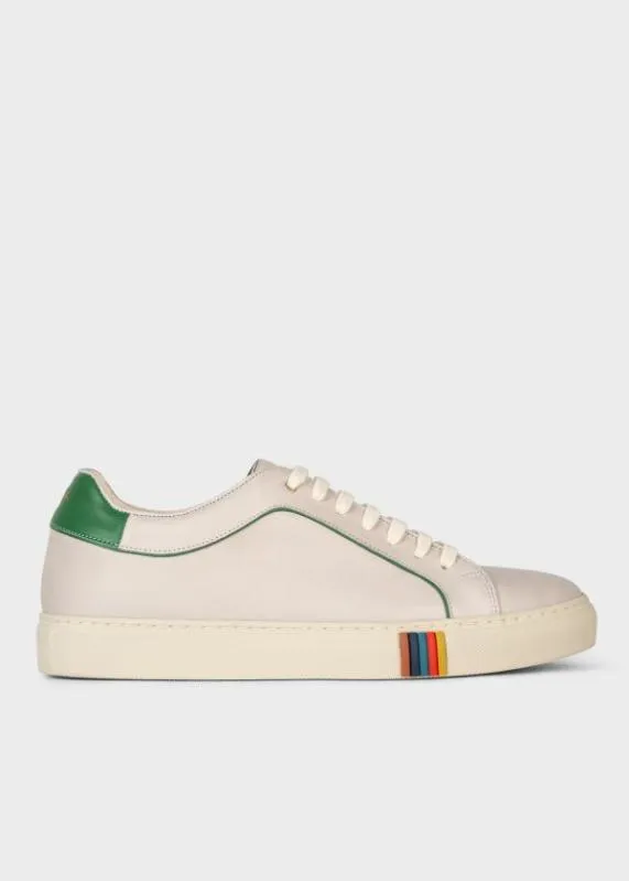 Mens 039Basso039 Sneakers With Green Trim Paul Smith Sneakers