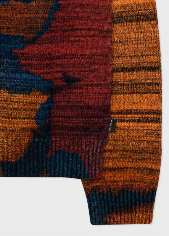 Mens 039Marsh Marigold039 Cotton Sweater Paul Smith Sweaters Mens 039Marsh Marigold039 Cotton Sweater Paul Smith Sweaters