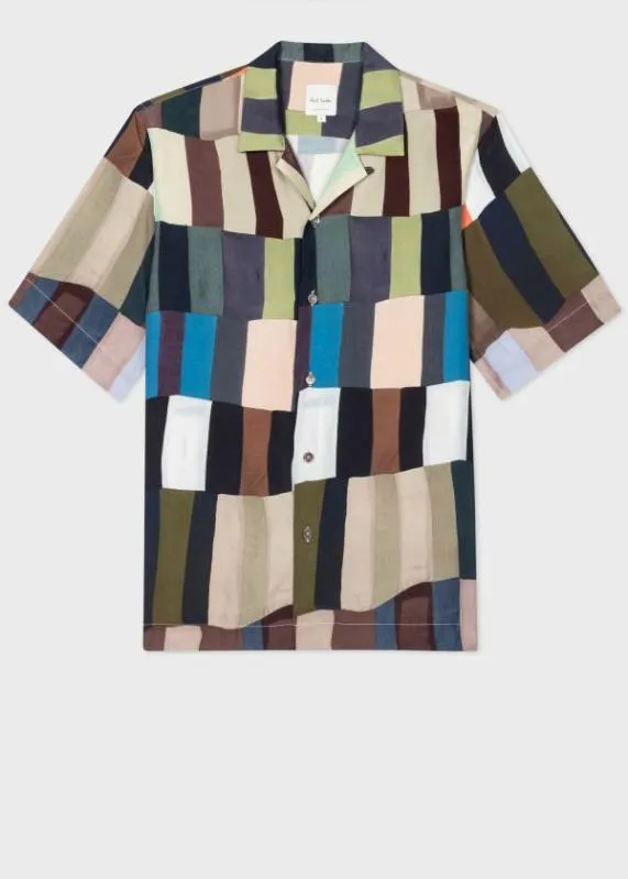 Mens 039Overlapping Check039 Print Shirt Paul Smith Shirts Mens 039Overlapping Check039 Print Shirt Paul Smith Shirts