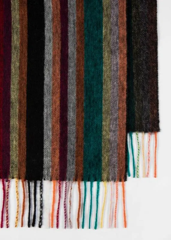 Mens 039Signature Stripe039 CashmereBlend Scarf Paul Smith Scarves Mens 039Signature Stripe039 CashmereBlend Scarf Paul Smith Scarves
