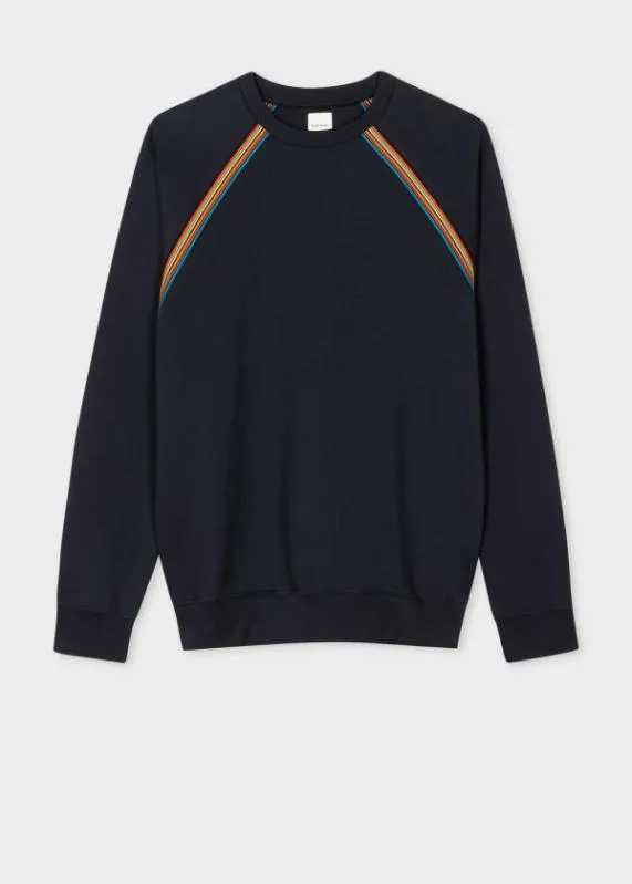 Mens 039Signature Stripe039 Raglan Sweatshirt Paul Smith Sweatshirts and Hoodies Mens 039Signature Stripe039 Raglan Sweatshirt Paul Smith Sweatshirts and Hoodies