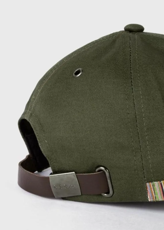 Mens 039Signature Stripe039 Trim Cotton Baseball Cap Paul Smith Hats and Gloves Mens 039Signature Stripe039 Trim Cotton Baseball Cap Paul Smith Hats and Gloves
