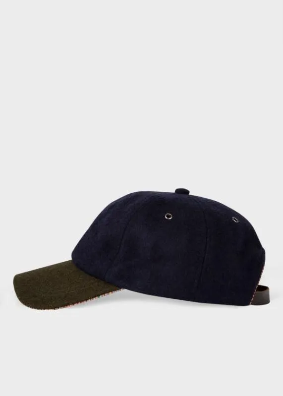 Mens Baseball Cap With 039Signature Stripe039 Trim Paul Smith Hats and Gloves