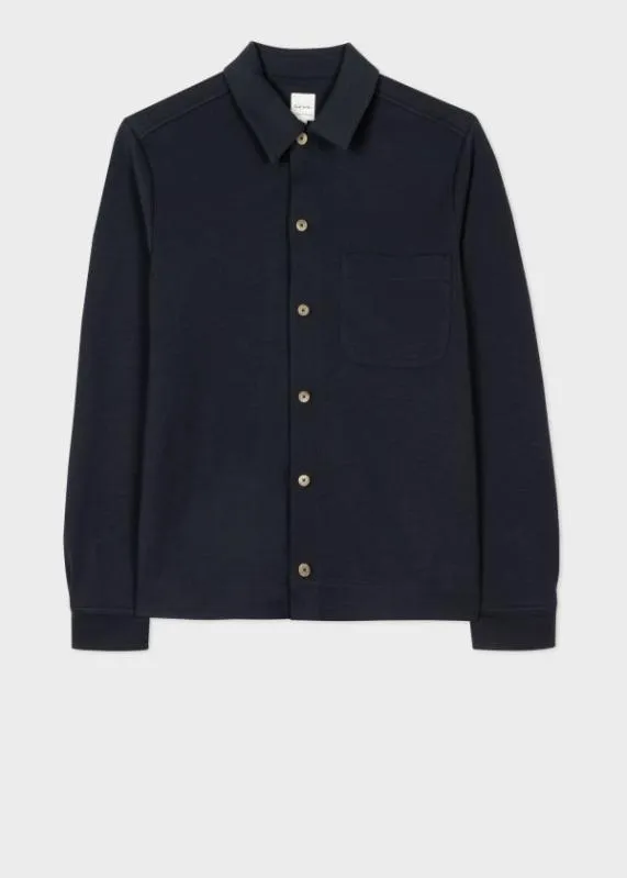 Mens CottonBlend Jersey Overshirt Paul Smith Shirts