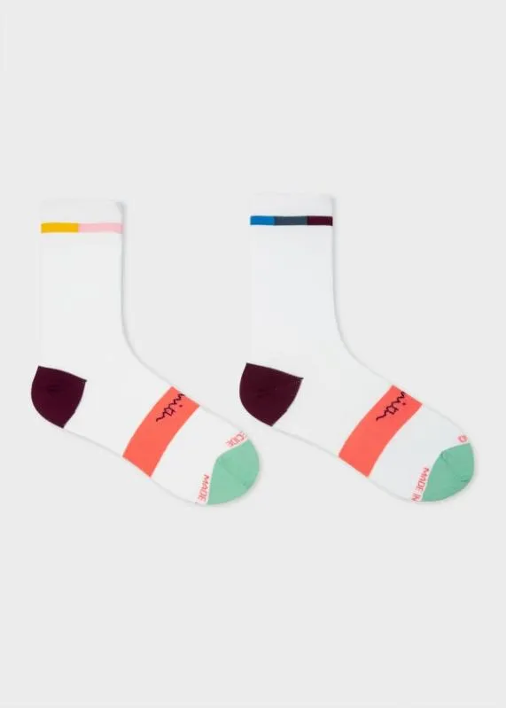 Mens Cycling Socks With 039Artist Stripe039 Trim Paul Smith Cycling Mens Cycling Socks With 039Artist Stripe039 Trim Paul Smith Cycling