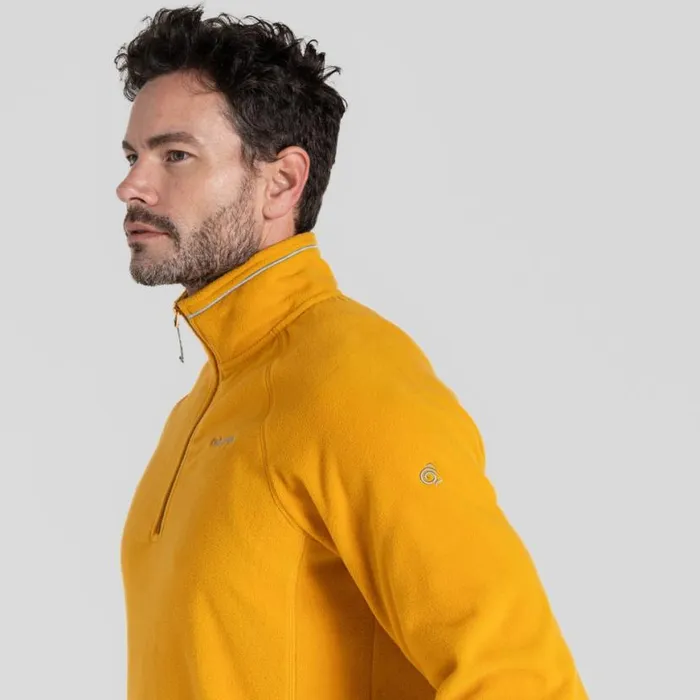 Mens Half Zip Fleece Craghoppers Corey VI Half Zip Fleece Warbler Yellow Mens Half Zip Fleece Craghoppers Corey VI Half Zip Fleece Warbler Yellow