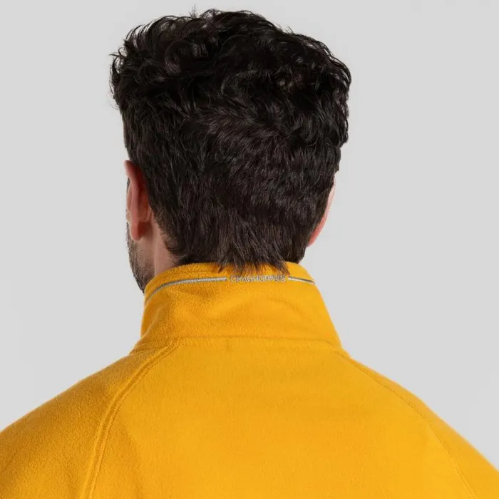 Mens Half Zip Fleece Craghoppers Corey VI Half Zip Fleece Warbler Yellow Mens Half Zip Fleece Craghoppers Corey VI Half Zip Fleece Warbler Yellow
