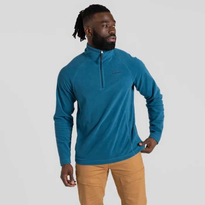 Mens Half Zip Fleece Craghoppers National Trust Corey II Half Zip Fleece Brisk Blue Mens Half Zip Fleece Craghoppers National Trust Corey II Half Zip Fleece Brisk Blue